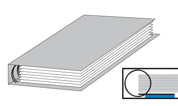 une semelle en plat de dessous